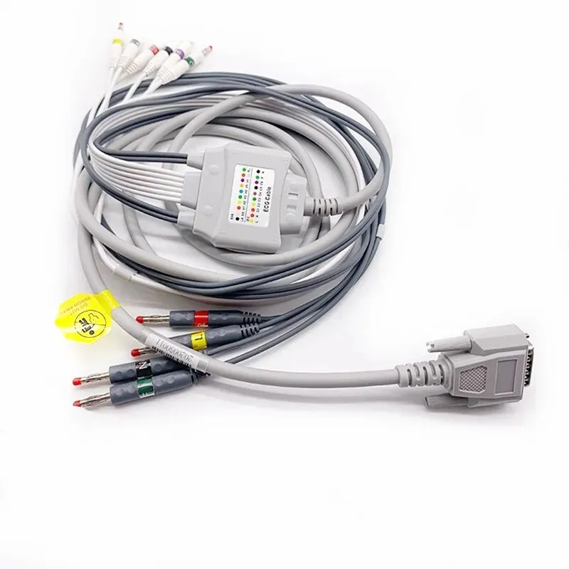 ECG Lead American European Standard 32AWG Wire ...