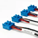 Charging connection wiring harness and cables for cleaning and service robots