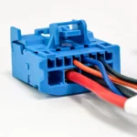 Charging connection wiring harness and cables for cleaning and service robots
