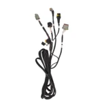 Main wiring harness for harvester display control