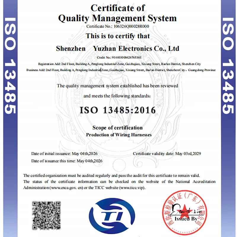 Wire Harnesses & Cable Assembly Manufacturer Services